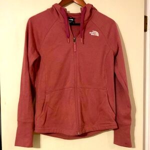 The North Face Pink Zip-Up Jacket with Hood